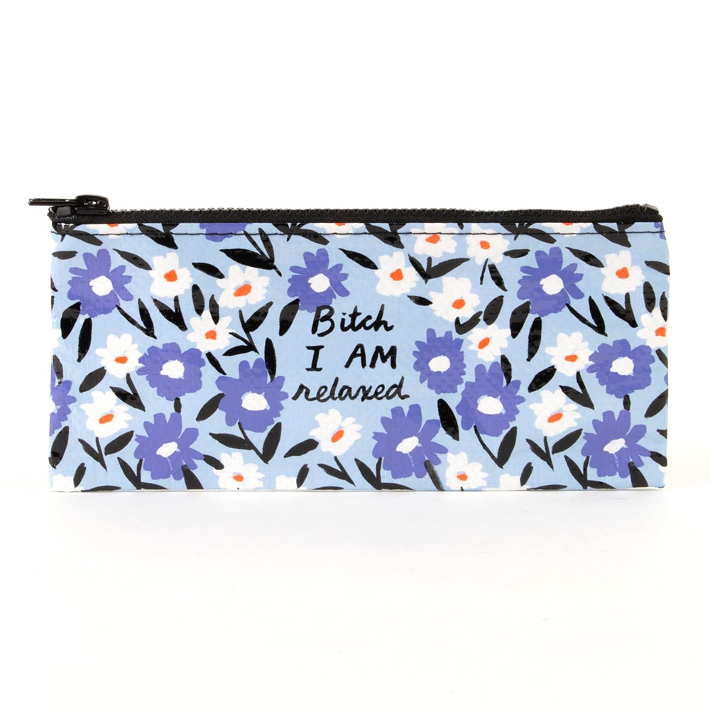 BlueQ, Pencil Pouch, I Am Relaxed, 4.25"x8.5"